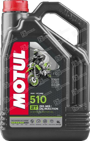 1598914 Pusiau sintetinis tepalas 510 (MOTUL), 4ltr - Image 1