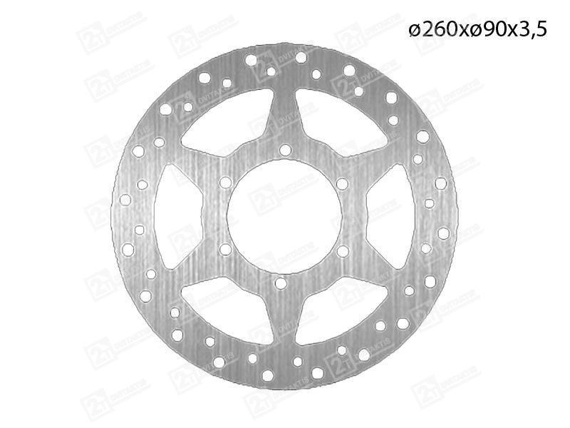 stabdziu-diskas-tnt-d260mm-beta-rr-50cc-peugeot-xr6-xps-derbi-gpr-oem-0244120100.jpg Stabdžių diskas TNT, D.260MM, BETA RR 50CC / PEUGEOT XR6 / XPS / DERBI GPR (OEM: 024.41.201.0.0) - Image 1