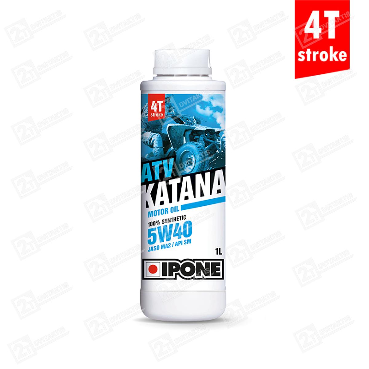100% sintetinis tepalas, IPONE Katana ATV, 5W40 - Image 1