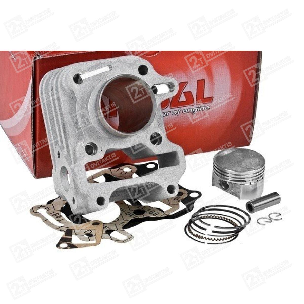 Airsal Sport 4T 63cc cilindro komplektas, PEUGEOT / SYM 50 4T (XS1P39QMB) - Image 2