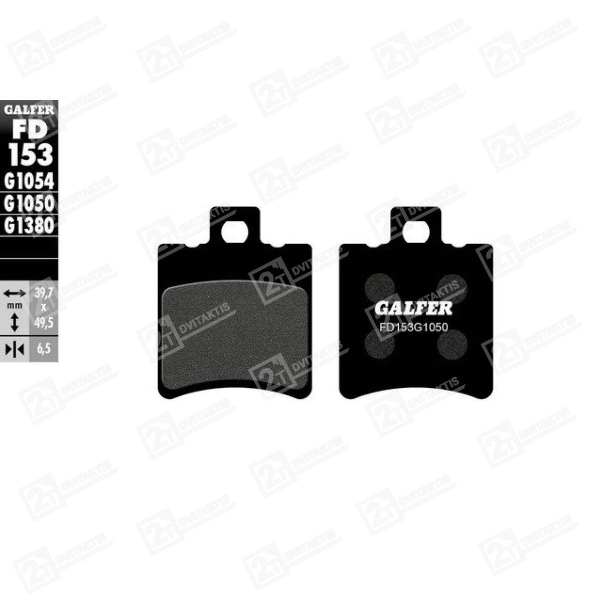Galfer S10 Scooter Semi Metal stabdžių kaladėlės - Image 3
