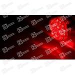 Galinė lemputė LED, BAY15D 12V 24xLED, Raudona - Image 2