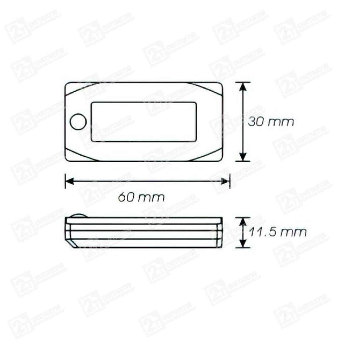 KOSO termometras Mini 3 - Image 2