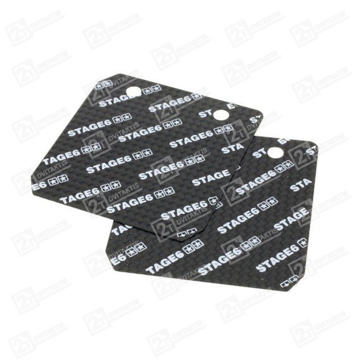 Lapeliniai vožtuvai Stage6 nameliui, 45°, 0.35MM, CARBON, MINARELLI / PEUGEOT VERTICAL - Image 1