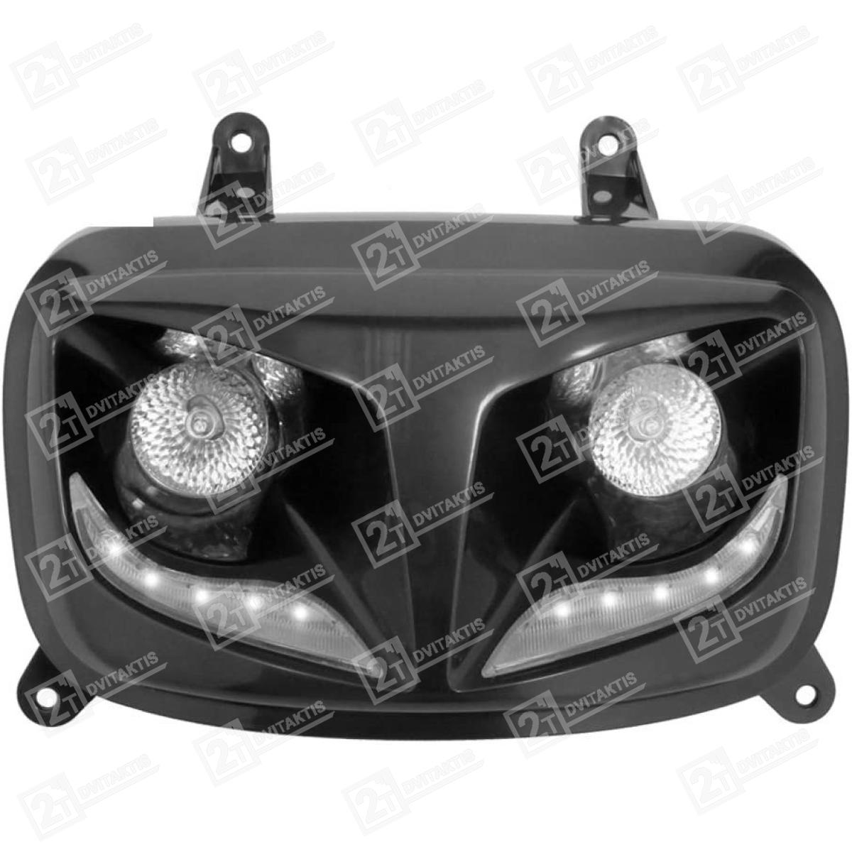 MBK booster lempa TNT XR8, Juoda - Image 1