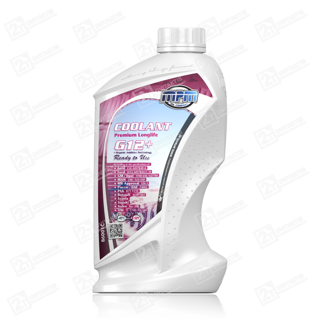 mpm-coolant-premium-longlife-40c-g12-1l-1 MPM Coolant Premium Longlife -40°C G12+ 1L - Image 1