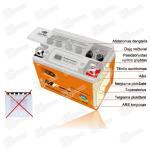 OUTDO UTX4L-BS (MF) i-GEL 12V, 4Ah akumuliatorius - Image 2
