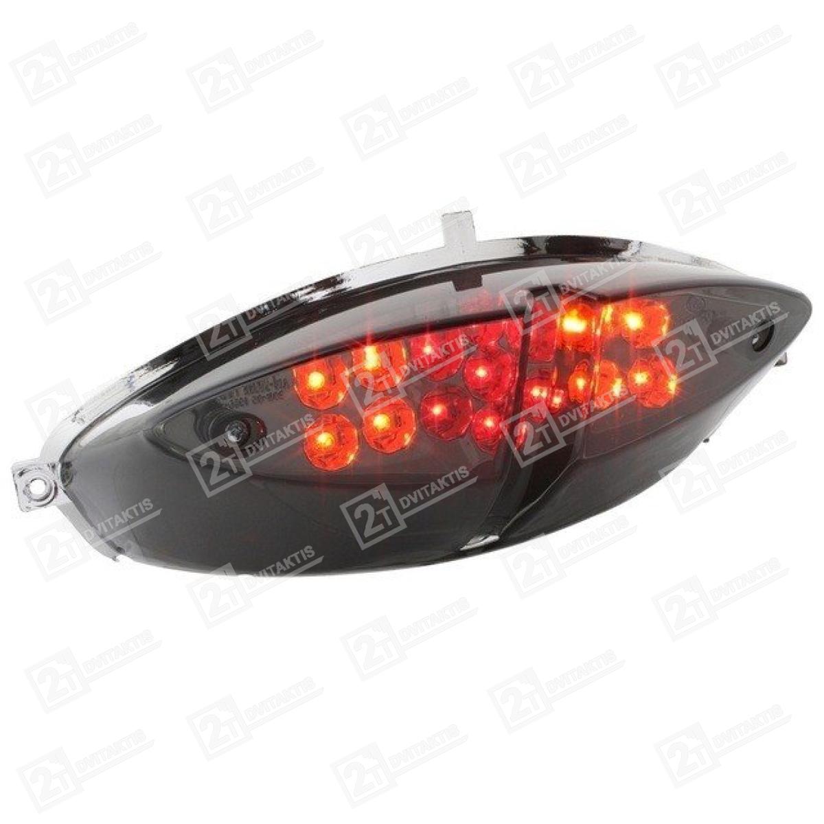 Peugeot sf2 lempa STR8 LED BLACK LINE - Dvitaktis