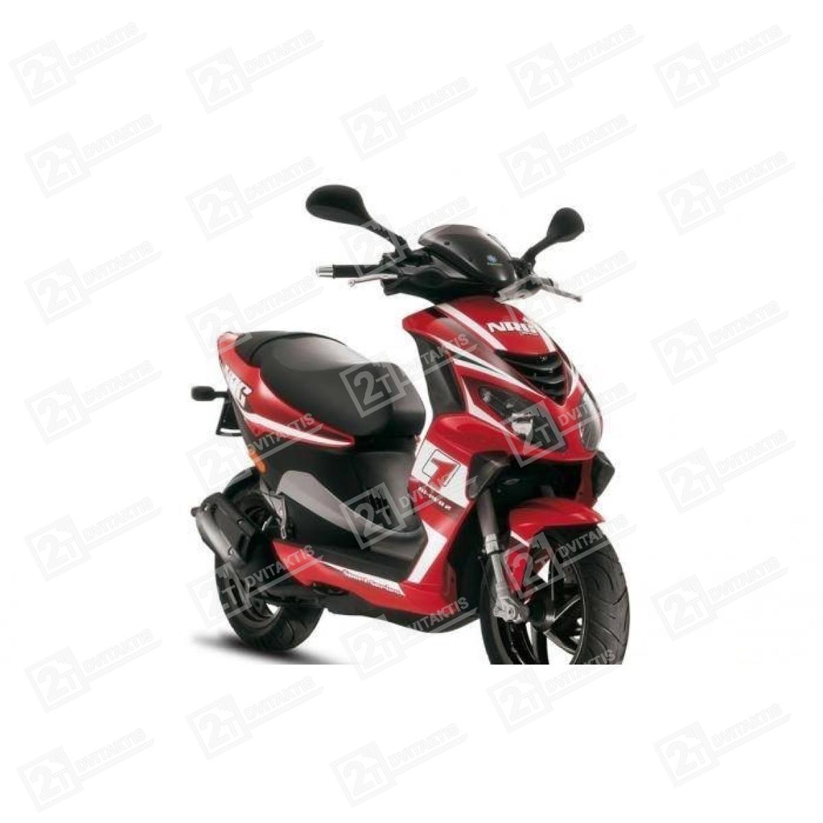 PIAGGIO NRG lipdukų komplektas (redblack) - Image 1