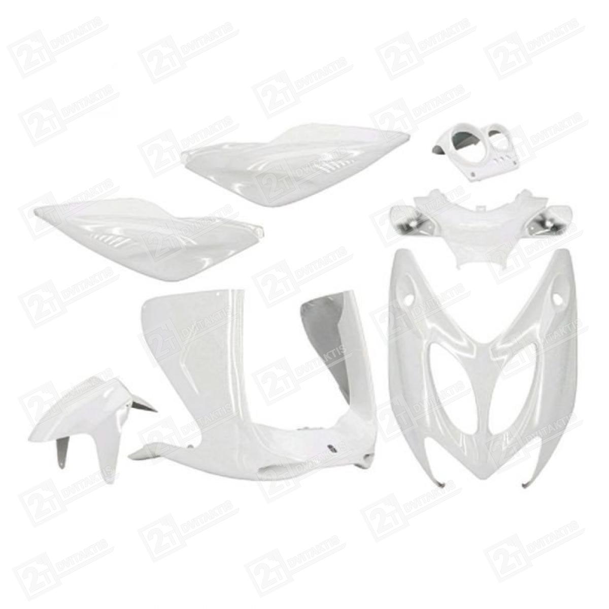 Plastikų komplektas TNT, BALTAS, Yamaha AEROX - Image 1