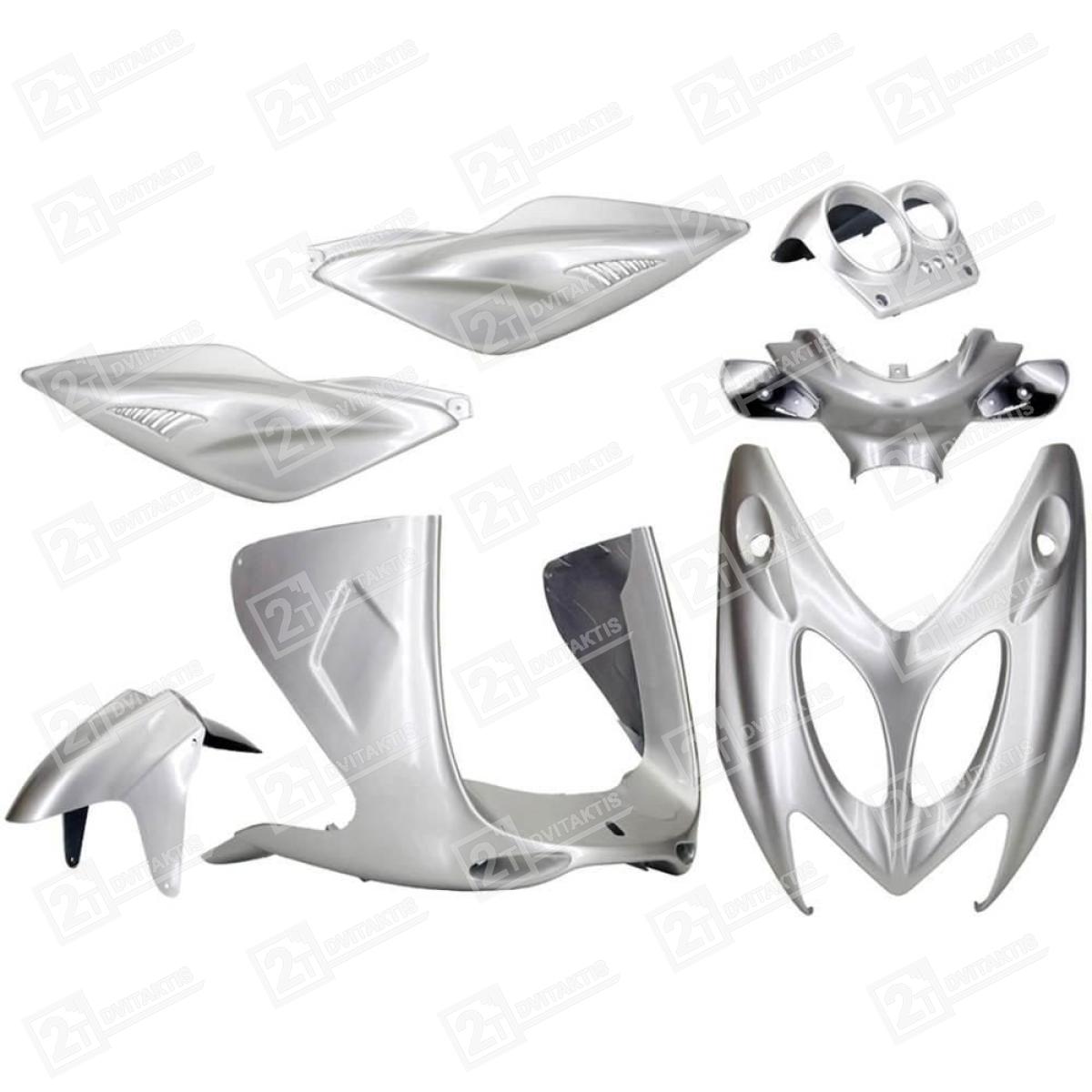 Plastikų komplektas TNT, PILKAS, Yamaha AEROX - Image 1