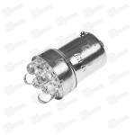 Posūkių lemputė LED, BA15S 12V 5xLED, Oranžinė