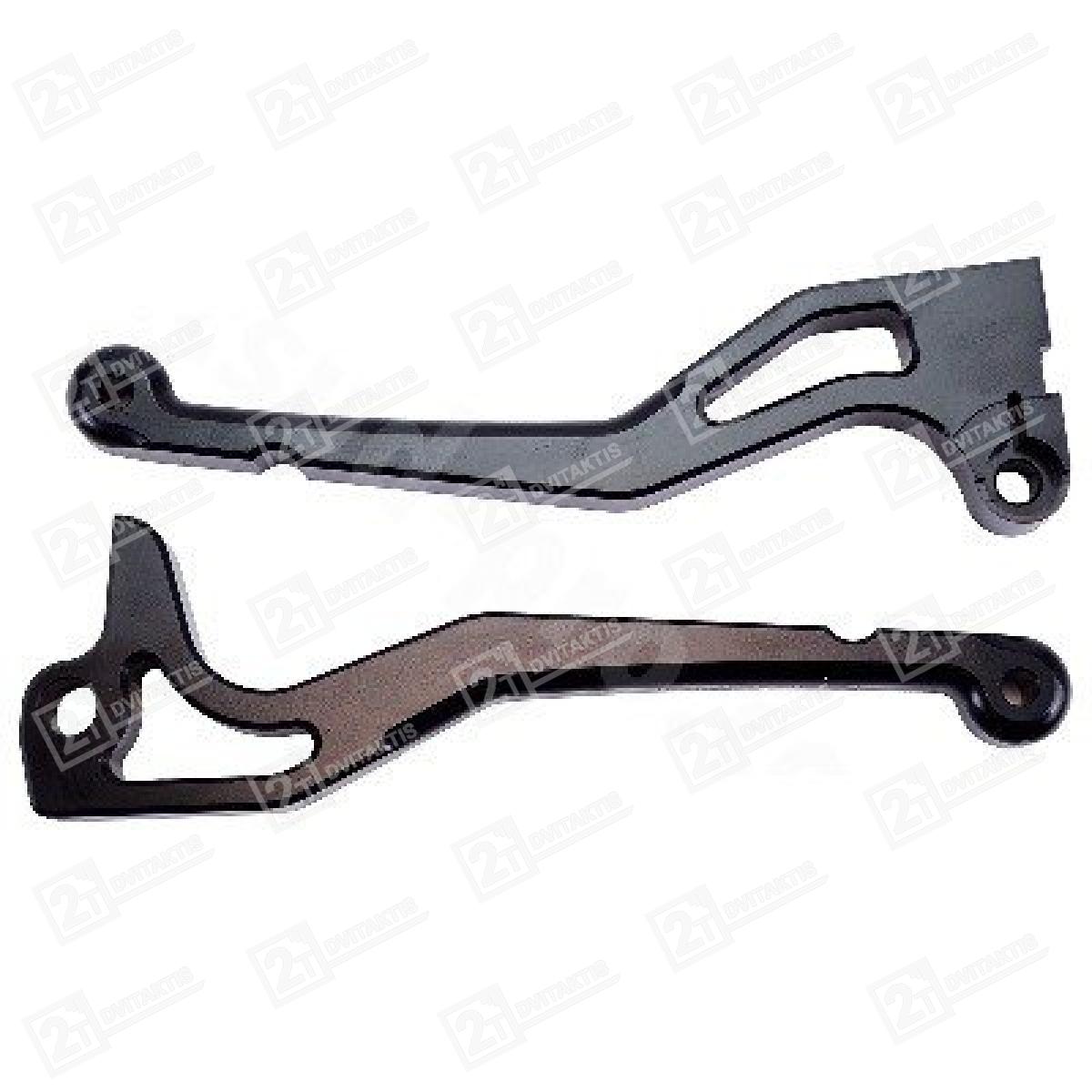 Stabdžių rankenėlės CARENZI CNC, JUODOS, YAMAHA BOOSTER - Image 1