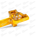 MOTOFORCE trumpos eigos gazo rankena, ALU GOLD - Image 3