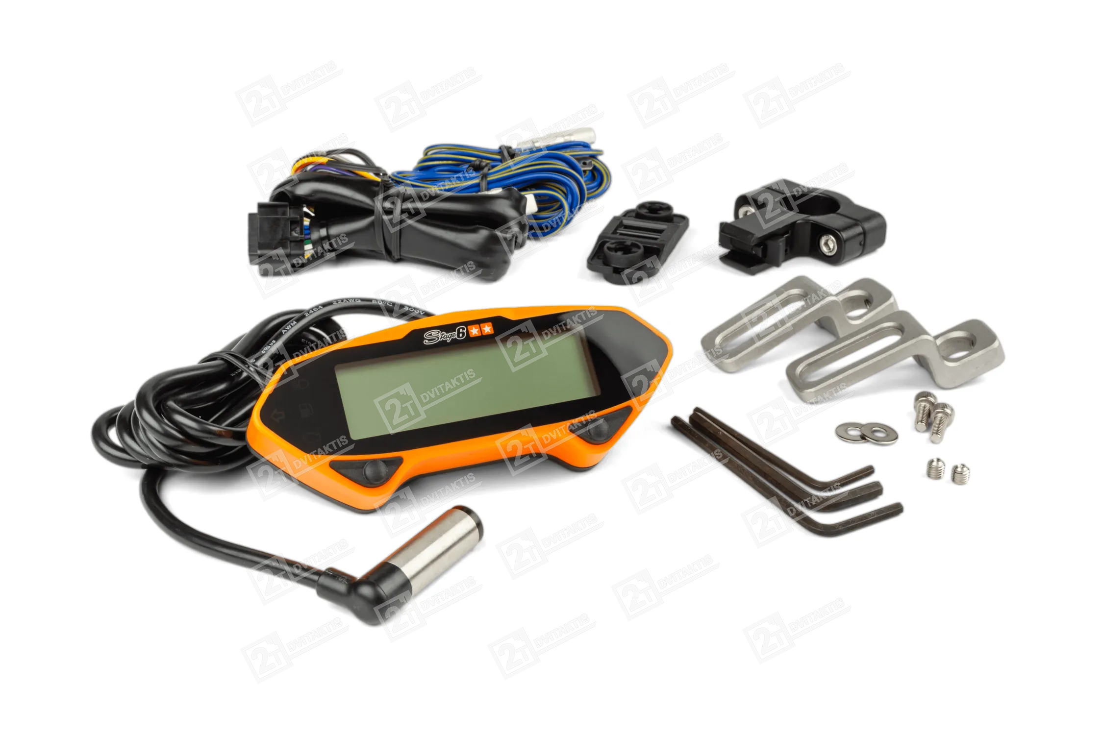1595989 Universalus spidometras STAGE6 ORANGE - Image 1