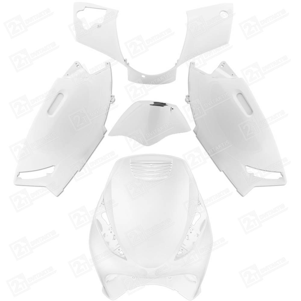 1595778 Plastikų komplektas TNT, BALTAS, PIAGGIO ZIP 50 - Image 1