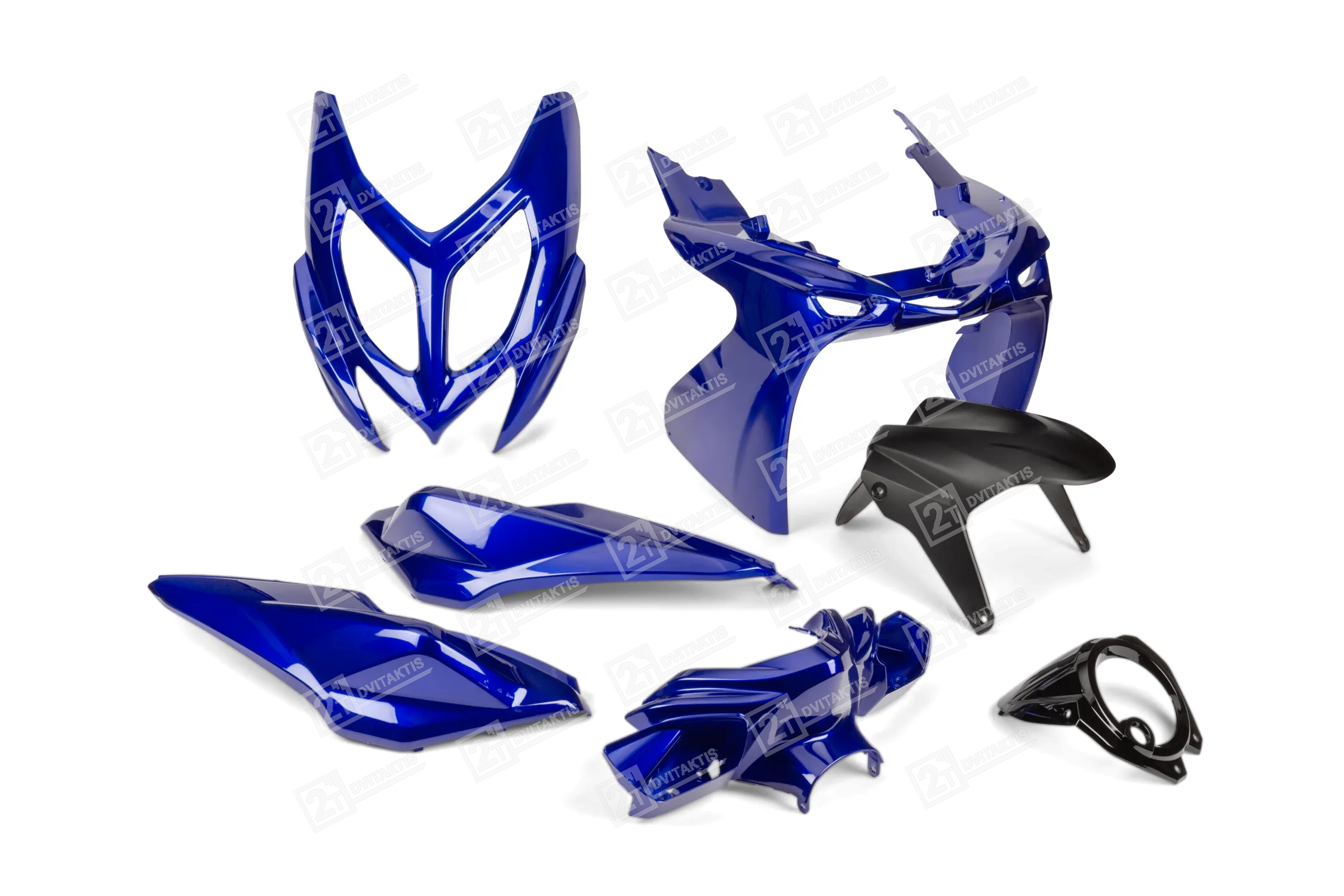 1595671 Plastikų komplektas STR8, MĖLYNAS, Yamaha AEROX 2013- - Image 1