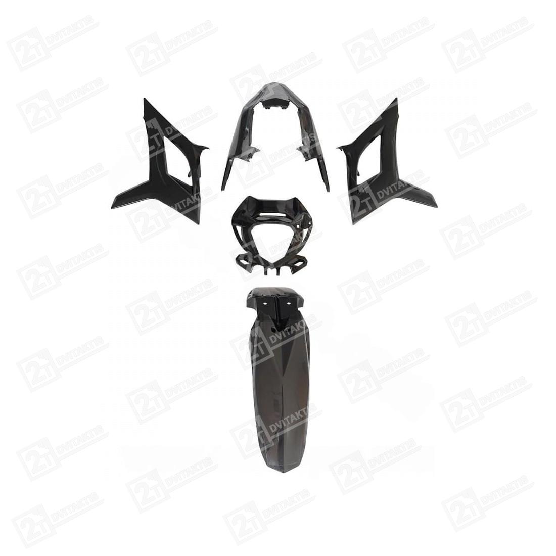 1598263 Plastikų komplektas, TNT, JUODAS, BETA 50 RR MOTARD 2021- - Image 1