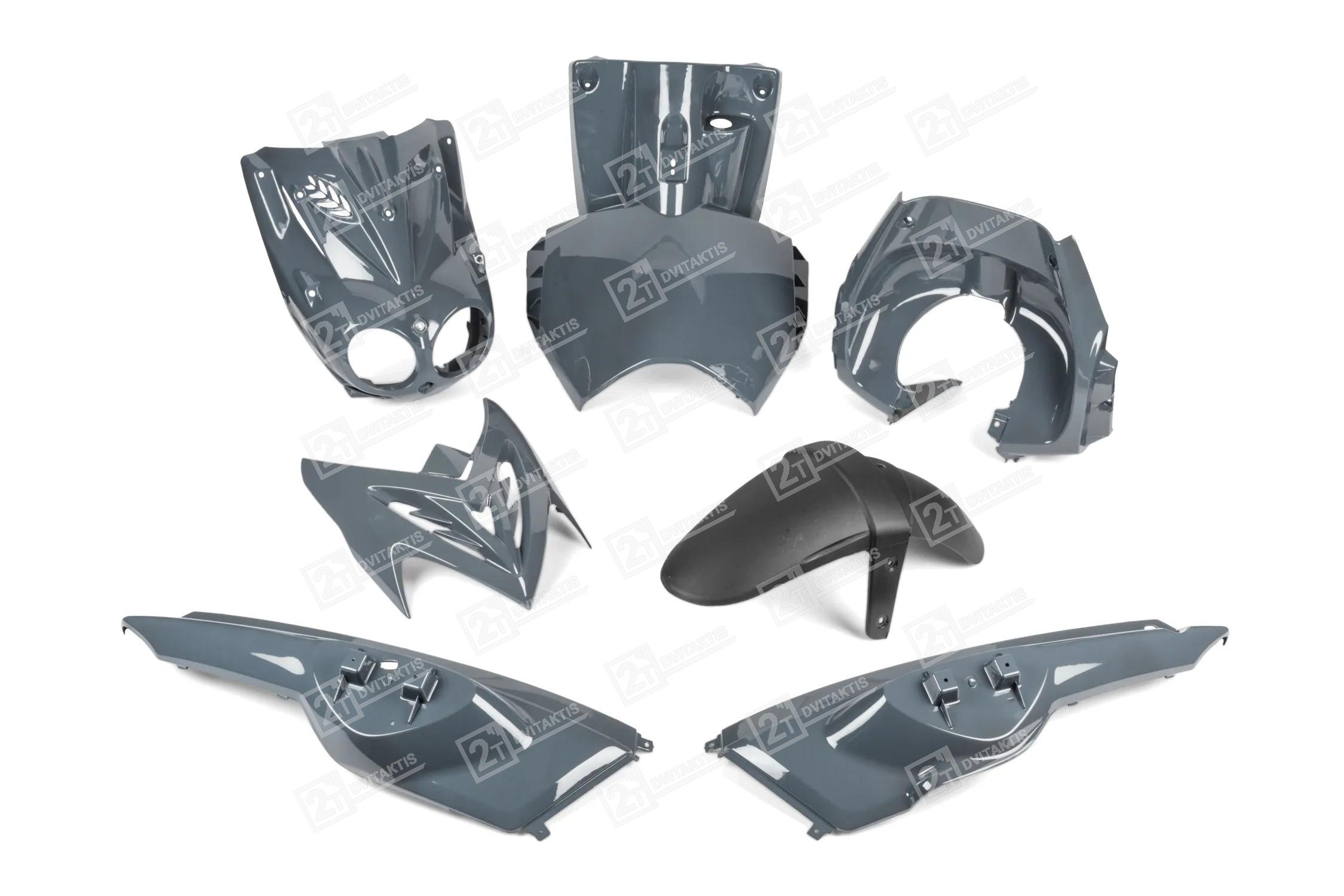 1595580 Plastikų komplektas, TNT, NARDO GREY, YAMAHA SLIDER - Image 1